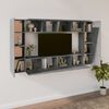 vidaXL 8 Piece TV Cabinet Set Concrete Grey Engineered Wood