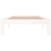 vidaXL Bed Frame without Mattress White 90x190cm Single