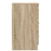 vidaXL Bedside Cabinet Sonoma oak 38 x 38 x 66 cm Engineered wood