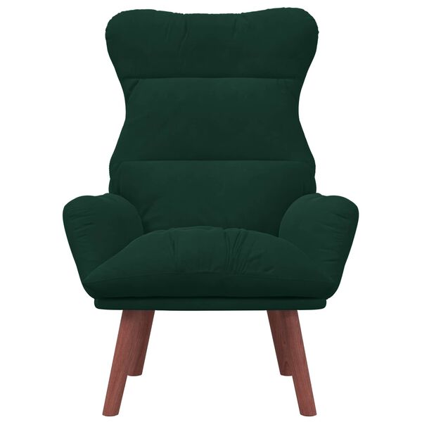 vidaXL Armchair Dark Green 69 x 74 x 93 cm Velvet