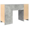 vidaXL Desk Concrete Grey 120x42x76 cm Engineered Wood