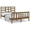 vidaXL Bed Frame without Mattress Honey Brown Solid Wood 140x190 cm