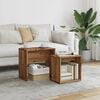 vidaXL Nesting Coffee Tables 2 pcs Old Wood Engineered Wood