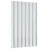 vidaXL Roof Panels 36 pcs Galvanised Steel Anthracite 60x36 cm