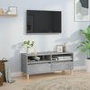 vidaXL TV Cabinet Concrete Grey 100x34.5x44.5 cm Engineered Wood