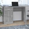 vidaXL Desk with Drawer&Cabinet Grey Sonoma 100x40x73 cm Engineered Wood