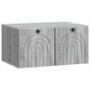 vidaXL Wall-Mounted TV Cabinet Grey Sonoma 59.5 x 41 x 30 cm