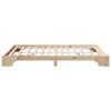 vidaXL Bed Frame Natural 140 x 200 cm Solid Pine Wood