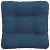 vidaXL Seat Cushions 4 pcs Blue 45 x 45 x 12 cm Fabric