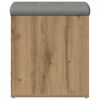 vidaXL Storage Bench Artisan Oak 42x42x45 cm Engineered Wood