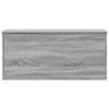 vidaXL Storage Box Grey Sonoma 100x42x46 cm Engineered Wood