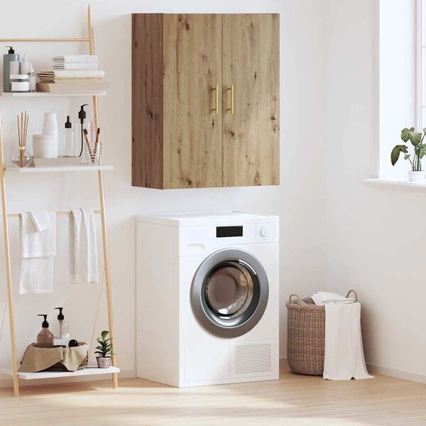 vidaXL Wall Cabinet Artisan Oak 69.5 x 34 x 90 cm Engineered Wood