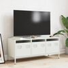 vidaXL TV Cabinet White 101.5x39x43.5 cm Cold-rolled Steel