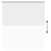 vidaXL Roller Blind Blackout White 120x130 cm Fabric Width 116.6 cm Polyester