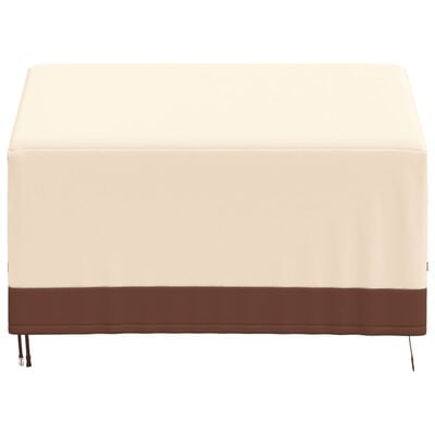 vidaXL 2-Seater Bench Covers 2 pcs 132x71x56/81 cm 600D Oxford Fabric
