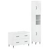 vidaXL 2 Piece Bathroom Cabinet Set HAARLEM High Gloss White