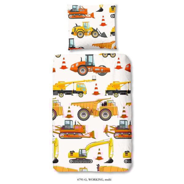 Good Morning Kids Duvet Cover Working 135x200 cm