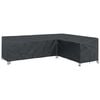 vidaXL Furniture Cover Black 286 x 222 x 80 cm 210D Oxford Fabric