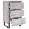 vidaXL Bedside Cabinets 2 pcs Grey Sonoma 40x35x69 cm Engineered Wood