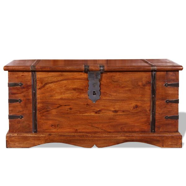 vidaXL Storage Chest Solid Wood