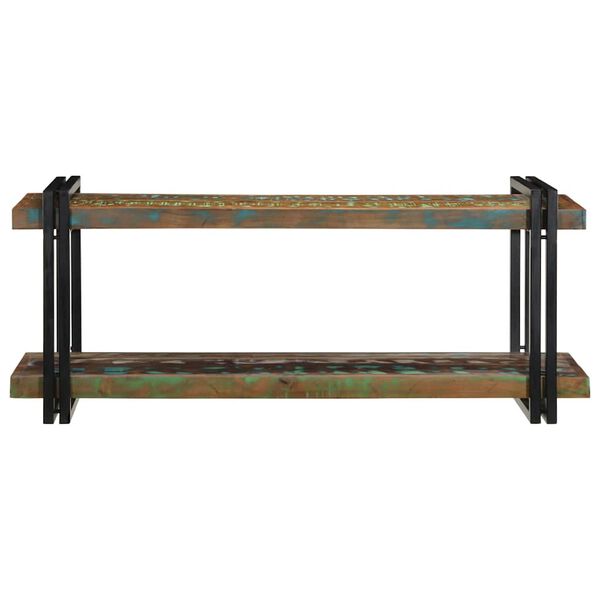 vidaXL Wall Shelf Multicolour Solid Wood Reclaimed