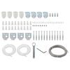 vidaXL 81 Piece Awning Accessory Set