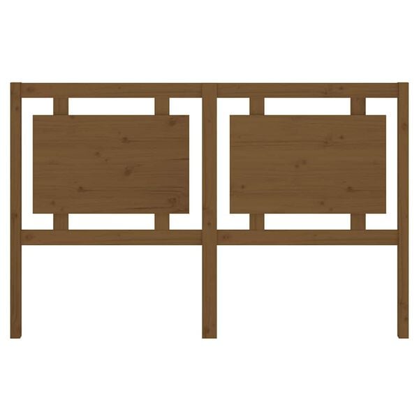 vidaXL Bed Headboard Honey Brown 155.5x4x100 cm Solid Pine Wood