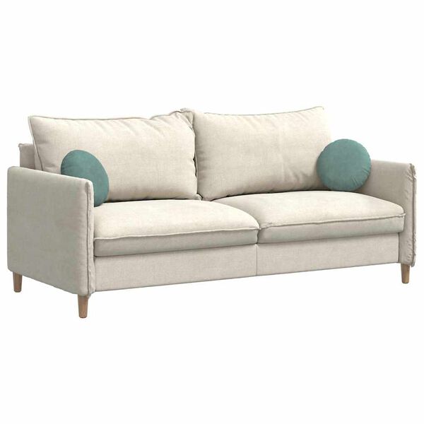 vidaXL Seat Cushions 2 pcs Sea Green Ø 30 x 13 cm Velvet