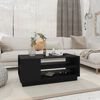 vidaXL Coffee Table Black 102x55x43 cm Engineered Wood