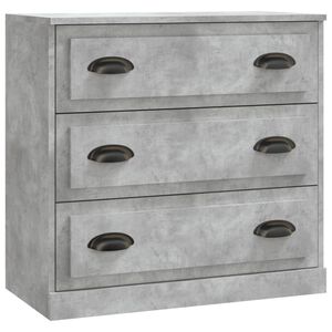 vidaXL Sideboard | Concrete Grey | Engineered wood | 70 cm x 35.5 cm x 67.5 cm