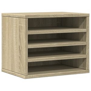 vidaXL Desk Organiser Sonoma Oak 36x26x29,5 cm Engineered Wood