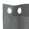 vidaXL Voile Curtains with Grommets 2 pcs Dark Grey 140x225 cm