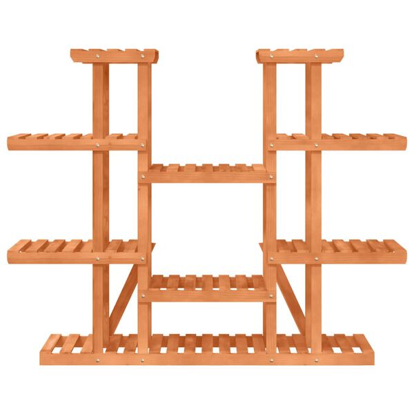 vidaXL Flower Stand 110x25x110.5 cm Solid Wood Fir