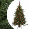 vidaXL Artificial Christmas Tree with Bauble 120 cm 150 LEDs