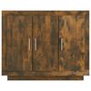 vidaXL Sideboard Smoked Oak 92x35x75 cm Engineered Wood