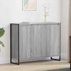 vidaXL Side Cabinet Grey Sonoma 96.5 x 30 x 75 cm Engineered Wood