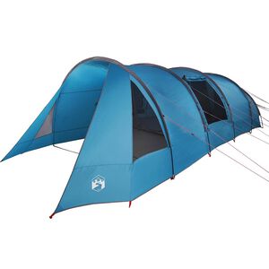 vidaXL Tunnel Tent 6-Person with Roof Blue and Grey 890 x 470 x 220 cm