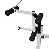 vidaXL Weight Bench with Weight Rack, Barbell and Dumbbell Set 90 kg