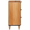 vidaXL Sideboard with Drawer Natural 40 x 33 x 75 cm Solid Mango Wood
