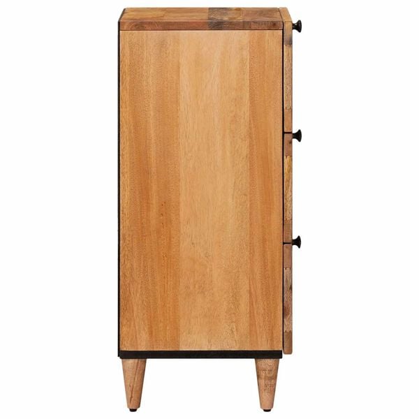 vidaXL Sideboard with Drawer Natural 40 x 33 x 75 cm Solid Mango Wood