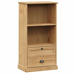 vidaXL Bookcase "VIGO" 60x35x114,5 cm Solid Wood Pine