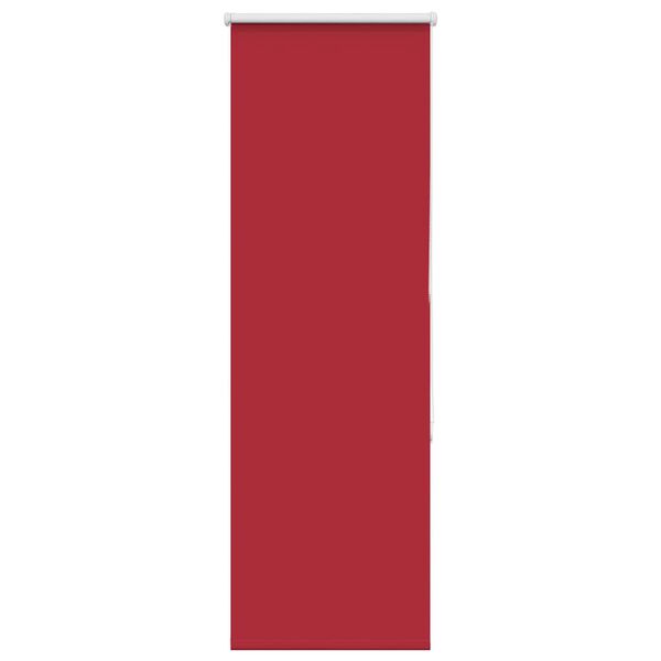 vidaXL Roller Blind Blackout Red 45x150 cm Fabric Width 40.7 cm Polyester