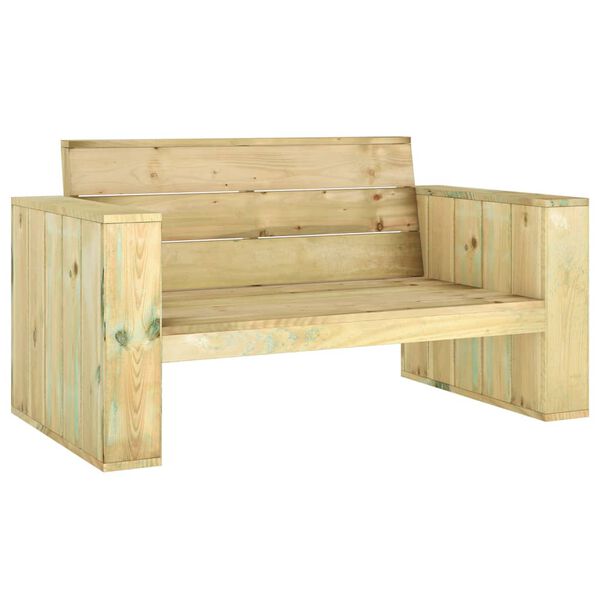 vidaXL 3 Piece Garden Lounge Set Impregnated Solid Wood Pine