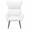 vidaXL Armchair White 69 x 74 x 93 cm Artificial Leather