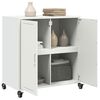 vidaXL Sideboard White 68x39x72 cm Steel