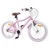 vidaXL Kids Bike 18'' for 5-7 Years Old Light Pink