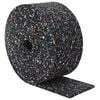 vidaXL Rubber Granulate Roll Black 1000 x 10 x 0.3 cm Rubber