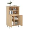 vidaXL Highboard Sonoma Oak 60x36x110 cm Engineered Wood