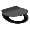 SCH&Uuml;TTE Toilet Seat SLIM BLACK Duroplast