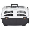 vidaXL Pet Carrier with Metal Door 55x36x35 cm Polypropylene